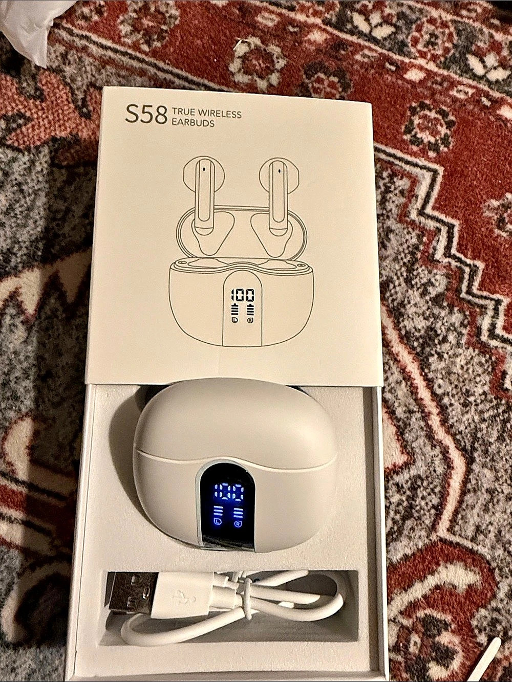 XIAOWTEK S58 True Wireless Earbuds White